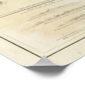 Poster Île de Pâques Chili (Coin)