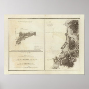 Poster Île de Pâques Chili