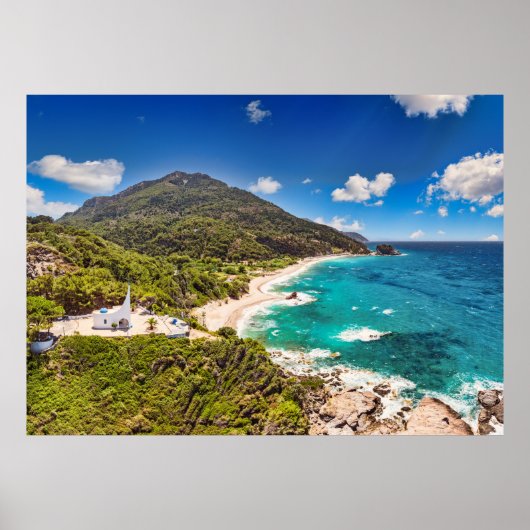 Poster Île de Samos, Grèce (Devant)