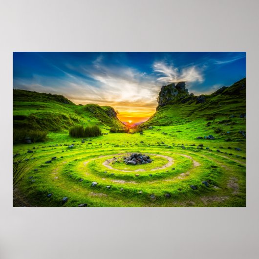 Poster Île de Skye en Écosse (Devant)