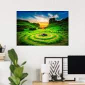 Poster Île de Skye en Écosse (Bureau à domicile)