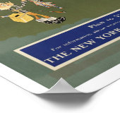 Poster Île de Terre-Neuve Canada ~ Vintage voyage (Coin)