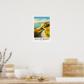 Poster Île de Wight England Imprimer (Cuisine)