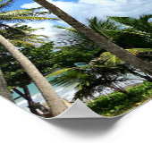 Poster île des Caraïbes, Martinique (Coin)