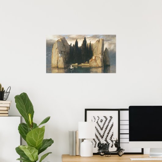 Poster Île des morts (Bureau à domicile)