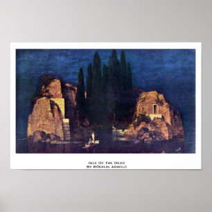 Poster Île des morts par Böcklin Arnold
