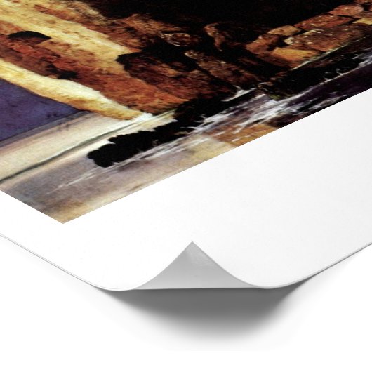 Poster Île Des Morts (V), Par Böcklin Arnold (Coin)