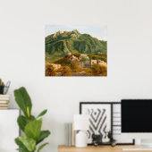 Poster Île d'Ischia - de la Gourdaine Art (Bureau à domicile)