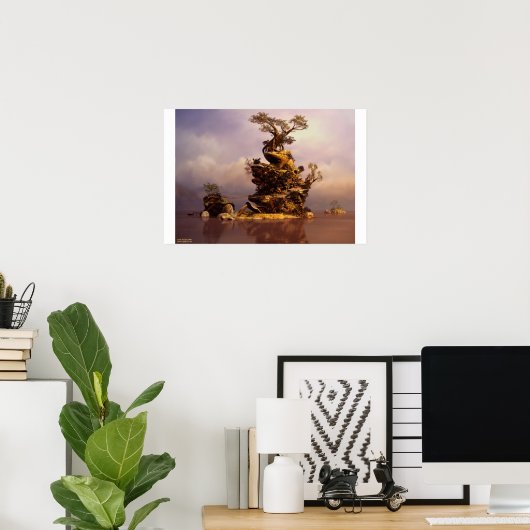 Poster Île d'Oric (Bureau à domicile)