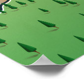 Poster Île-du-Prince-Édouard, carte du Canada. (Coin)