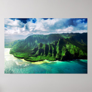 Poster Île Hawaii