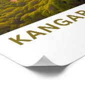 Poster Île Kangaroo Australie Imprimer voyage (Coin)