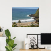 Poster Île Kauai Hawaï (Bureau à domicile)