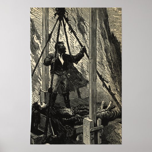 Poster Ile Mysterieuse, Jules Verne L'Île Mystérieuse (Devant)