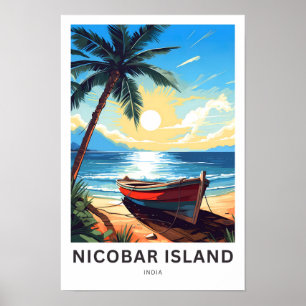 Poster Île Nicobar Inde Imprimer Voyage