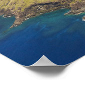 Poster Île Yanuya, îles Mamanuca, Fidji (Coin)