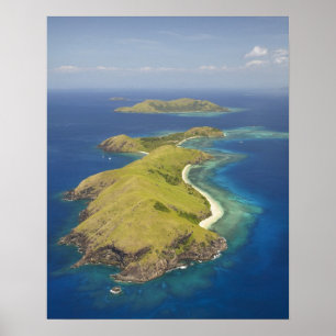 Poster Île Yanuya, îles Mamanuca, Fidji