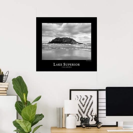 Poster Îles (Bureau à domicile)