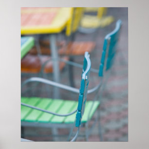 Poster Îles ABC, ARUBA, Palm Beach: Café Coloré 2