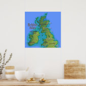Poster Îles Britanniques (Cuisine)
