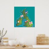 Poster Îles britanniques et Irlande (Cuisine)