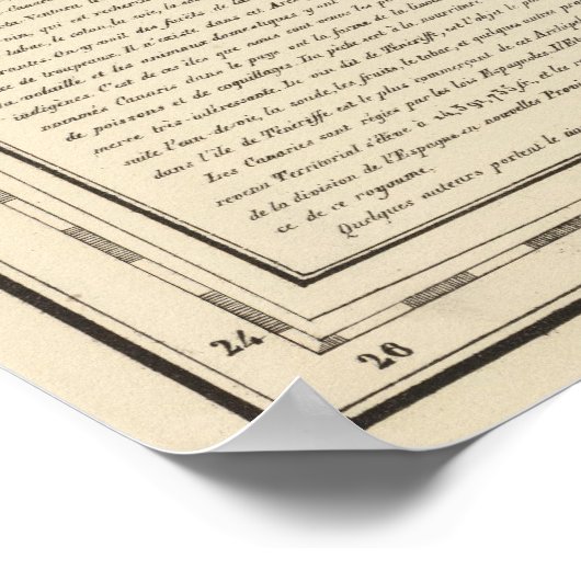 Poster Îles Canaries 5 (Coin)