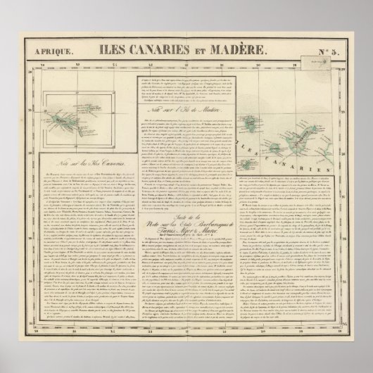 Poster Îles Canaries 5 (Devant)