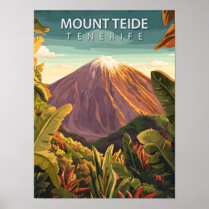 Poster Îles Canaries du Mont Teide Tenerife