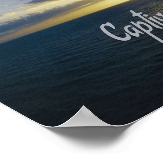 Poster Îles Captiva Floride (Coin)