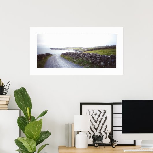 Poster Iles d'Aran (Bureau à domicile)