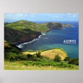 Poster Iles des Açores, Portugal (Devant)