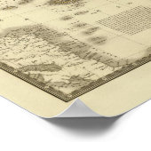 Poster Îles des Caraïbes et Antilles (Coin)