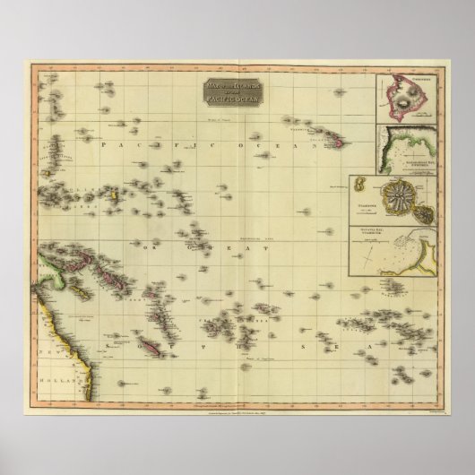 Poster Îles du Pacifique (Devant)