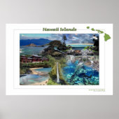 Poster Îles Hawaï (Devant)