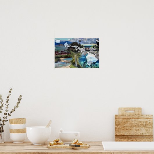 Poster Îles Hawaï (Cuisine)
