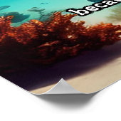 Poster Iles hawaïennes Maui Aloha (Coin)