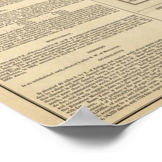 Poster Îles Leeward (Coin)