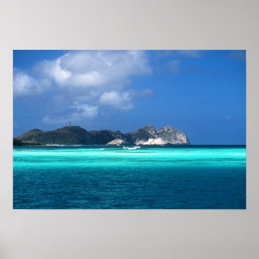 Poster Îles Los Roques, Venezuela (Devant)