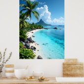 Poster îles Maldives (Cuisine)