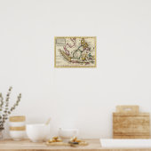 Poster Îles principales des Indes orientales (Cuisine)