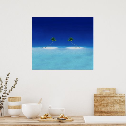 Poster Îles tropicales (Cuisine)