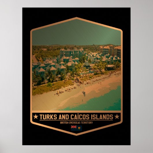 Poster Îles Turques et Caïques (Devant)