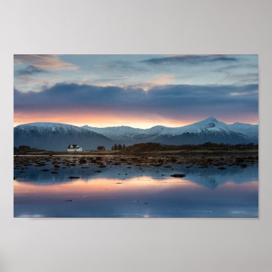 Poster Îles Vesteralen Norvège (Devant)