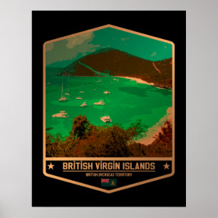Poster Îles Vierges britanniques