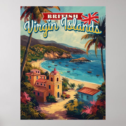 Poster Îles Vierges britanniques (Devant)