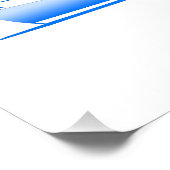 Poster Îles Vierges britanniques Voilier Nautique Côtier  (Coin)