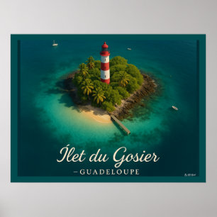 Poster Îlet du Gosier Guadeloupe