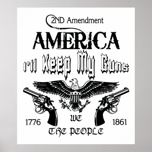 Poster I'll Keep My Guns! (Devant)