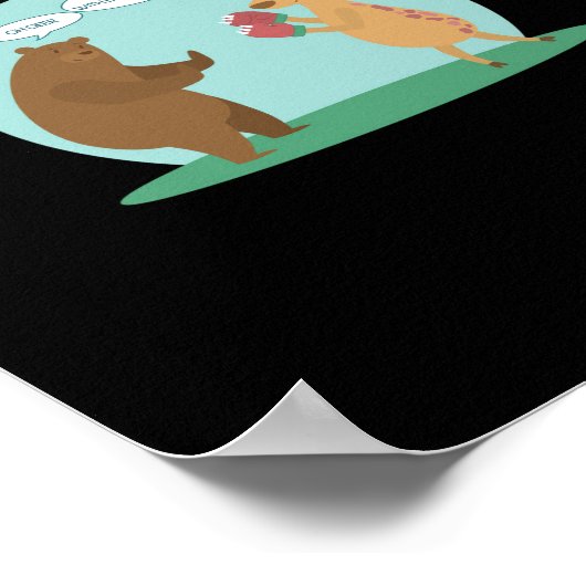 Poster I'll With My Bear Hands Oh Deer Funny Creative Sty (Coin)