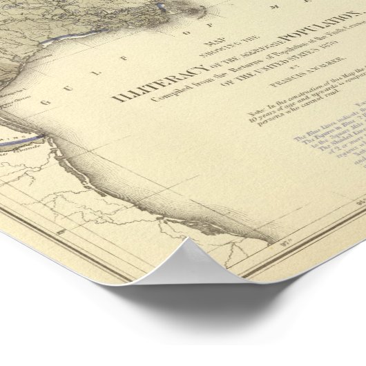 Poster Illettrisme 1870 (Coin)